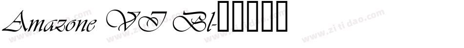 Amazone VI Bl字体转换